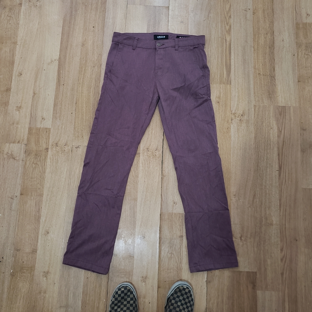Urban Heritage Men's Plum Chinos